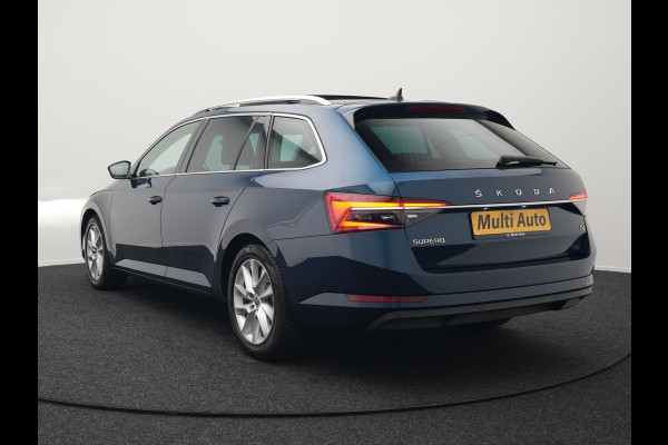 Škoda Superb Combi TSI iV Business Edition Plus Plug In Hybrid 218pk Dealer O.H. PHEV | Panodak | Cruise Control | Sportstoelen Memory & Verwarmd | Crystal LED | Apple Carplay | Virtual | DAB