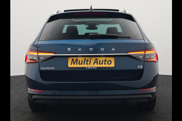 Škoda Superb Combi TSI iV Business Edition Plus Plug In Hybrid 218pk Dealer O.H. PHEV | Panodak | Cruise Control | Sportstoelen Memory & Verwarmd | Crystal LED | Apple Carplay | Virtual | DAB