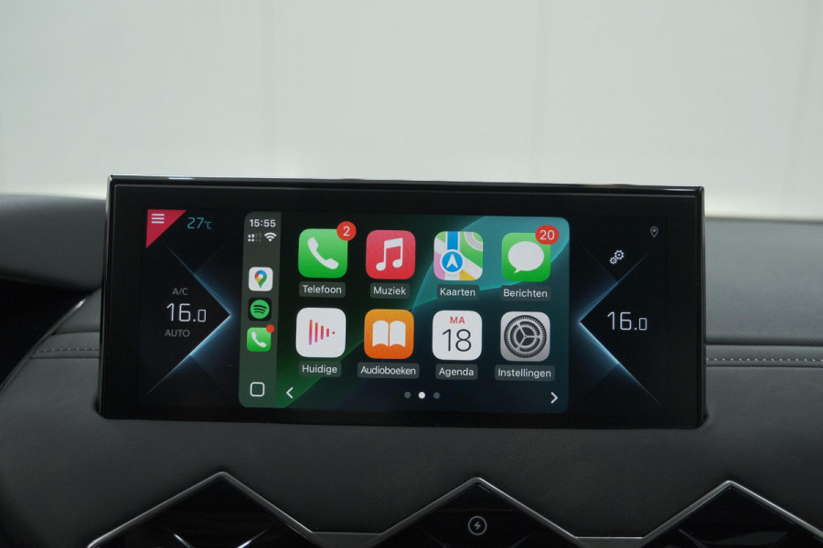 DS DS 3 Crossback 50 kwh e-Tense So Chic | Camera| Dodehoekdetectie | Head-Up Display | Apple Carplay | Stoelverwarming | SOH = 93.5%
