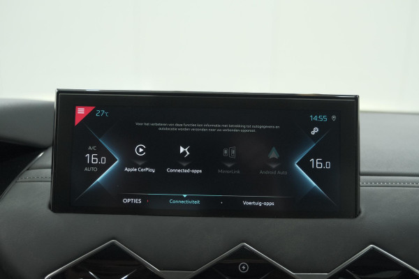 DS DS 3 Crossback 50 kwh e-Tense So Chic | Camera| Dodehoekdetectie | Head-Up Display | Apple Carplay | Stoelverwarming | SOH = 93.5%