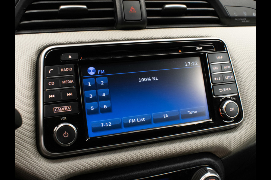 Nissan Micra 0.9 IG-T N-Connecta Sport (NAVI,CAMERA,PDC,CLIMATE,CRUISE,GETINT,ELEKTRISCH PAKKET,SPORTSTOELEN,LM VELGEN)