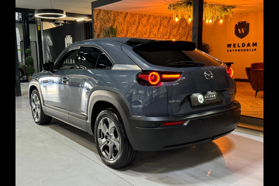 Mazda MX-30 E-SkyActiv 145 First Edition 36 kWh Garantie NAP Memory Camera StoelVW Dodehoek PDC ACC DAB Clima Navi Rijklaar