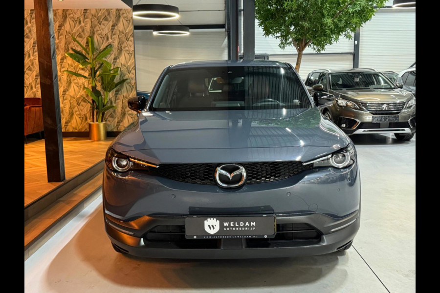Mazda MX-30 E-SkyActiv 145 First Edition 36 kWh Garantie NAP Memory Camera StoelVW Dodehoek PDC ACC DAB Clima Navi Rijklaar
