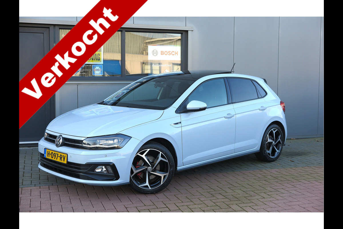 Volkswagen Polo 1.5 TSI 150pk DSG 3x R-line Highline (white-Silver) Led , Panorama schuifdak, Virtual cockpit , Stoelverwarming , PDC, DAB+, Carplay, Achteruitrijcamera , LMV , etc.   (nieuwe APK)