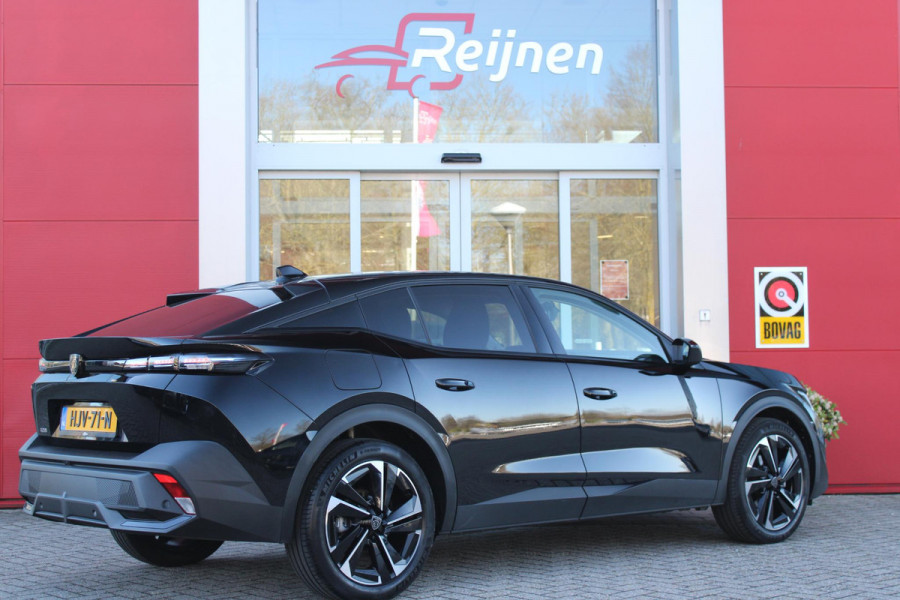 Peugeot 408 1.2 Hybrid 145PK ALLURE | ACHTERUITRIJ CAMERA | KEYLESS ENTRY/START | DRAADLOOS APPLE CARPLAY/ANDROID AUTO | DRAADLOOS TELEFOONLADEN | DAB+ RADIO | NAVIGATIE | ADAPTIVE CRUISE CONTROL | 19" LICHTMETALEN VELGEN | PARKEERSENSOREN ACHTER |