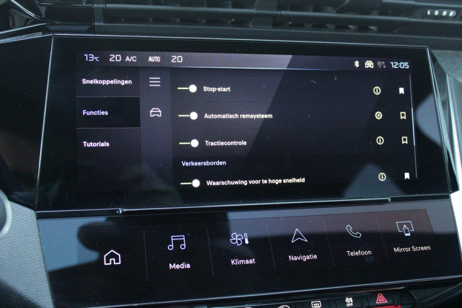 Peugeot 408 1.2 Hybrid 145PK ALLURE | ACHTERUITRIJ CAMERA | KEYLESS ENTRY/START | DRAADLOOS APPLE CARPLAY/ANDROID AUTO | DRAADLOOS TELEFOONLADEN | DAB+ RADIO | NAVIGATIE | ADAPTIVE CRUISE CONTROL | 19" LICHTMETALEN VELGEN | PARKEERSENSOREN ACHTER |