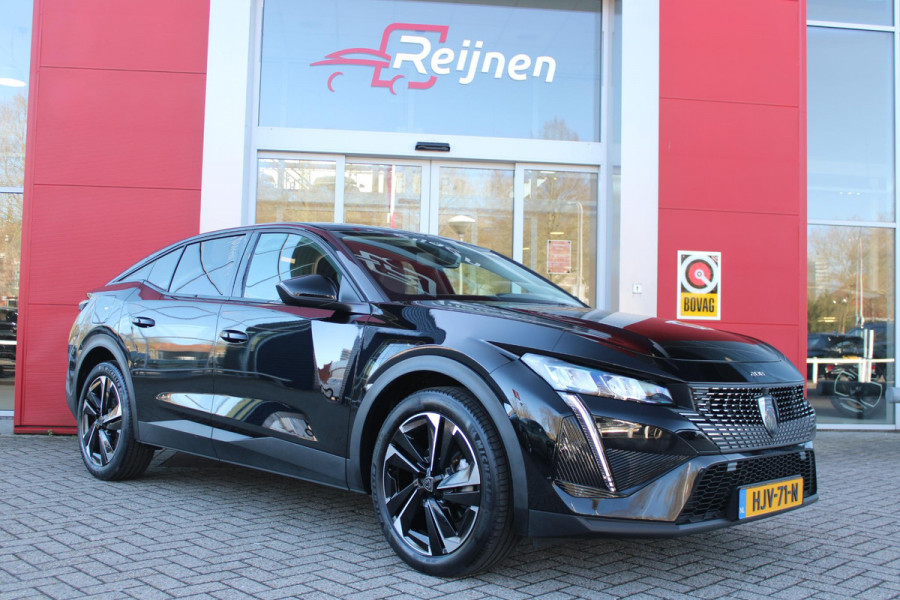 Peugeot 408 1.2 Hybrid 145PK ALLURE | ACHTERUITRIJ CAMERA | KEYLESS ENTRY/START | DRAADLOOS APPLE CARPLAY/ANDROID AUTO | DRAADLOOS TELEFOONLADEN | DAB+ RADIO | NAVIGATIE | ADAPTIVE CRUISE CONTROL | 19" LICHTMETALEN VELGEN | PARKEERSENSOREN ACHTER |