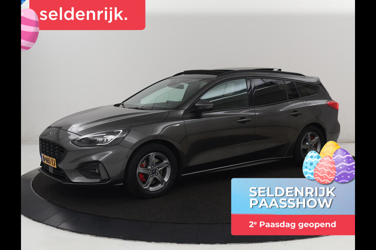 Ford Focus 1.5 EcoBoost ST Line X | Panoramadak | Trekhaak | Adaptive cruise | Stoelverwarming | Half leder | Camera | Carplay | Elektrische stoel | Stuurverwarming | Full LED | Navigatie | Climate control