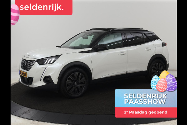 Peugeot e-2008 EV GT Pack 50 kWh | 3 Fase | Panoramadak | Stoelverwarming | Adaptive cruise | Leder | Carplay | Keyless | Camera | Full LED | Navigatie | Climate control | Dodehoek detectie
