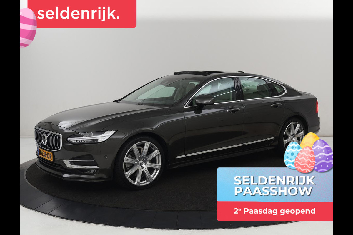 Volvo S90 2.0 T4 Business Luxury+ | Schuifdak | Stoelventilatie | Head-Up | Massage | Standkachel | 360 Camera | Leder | Head-Up | Adaptive cruise | Carplay | Park Assist | Achterbankverwarming | Navigatie
