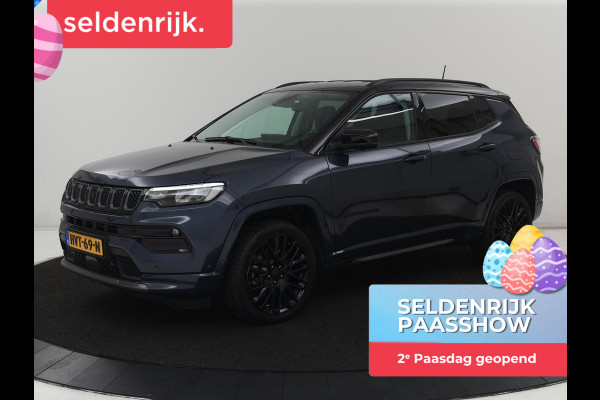 Jeep Compass 4xe 240 Plug-in Hybrid Electric S | Leder | Stoelverwarming | 360 Camera | Adaptive cruise | Alpine Sound | Stuurverwarming | Side Assist | Navigatie | Digital Cockpit | PHEV | Plug In