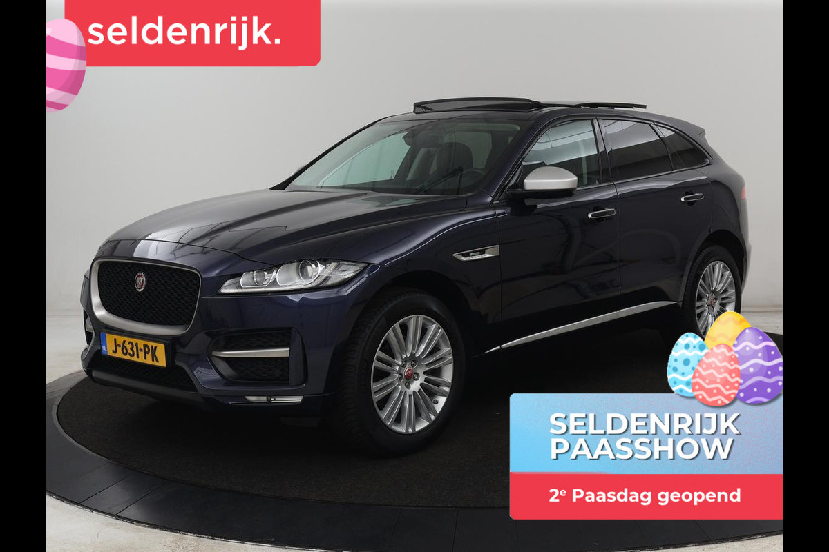 Jaguar F-Pace 2.0 R-Sport AWD 25t | Panoramadak | Leder | Stoelverwarming | Bi-Xenon | Camera | Navigatie | 20'' | Meridian Surround | Bluetooth | Cruise control | Parkeerhulp | Climate control