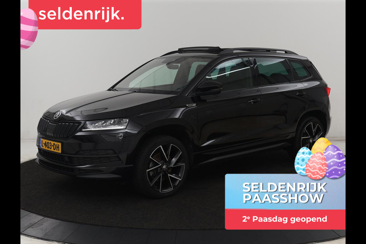 Škoda Karoq 1.5 TSI Sportline | Panoramadak | Stoelverwarming | Virtual Cockpit | Adaptive cruise | Canton Audio | Camera | File Assistent | Keyless | Side Assist | Full LED | Navigatie