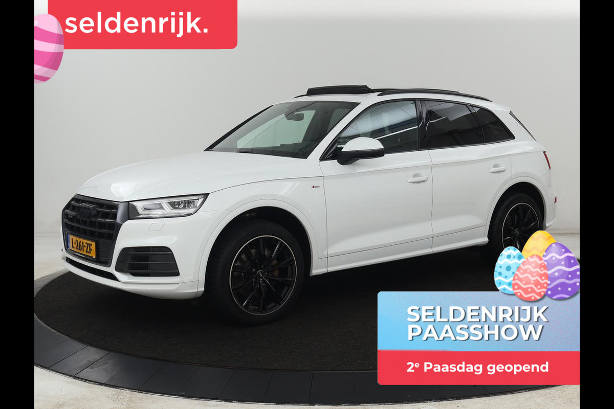 Audi Q5 2.0 TFSI S line | Panoramadak | Stoelverwarming | Virtual Cockpit | Camera | Carplay | Keyless | Side Assist | Full LED | Navigatie | Half leder | Sportstoelen | Parkeerhulp | Cruise control