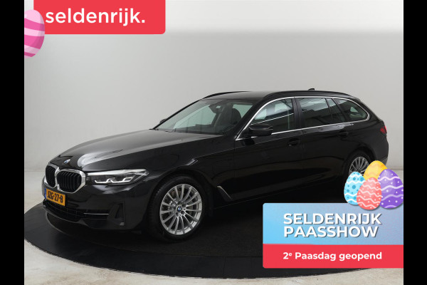 BMW 5 Serie 530e Executive | Leder | Trekhaak | Stoelverwarming | Live Cockpit | Carplay | Achterbankverwarming | Navigatie | Parkeerhulp |