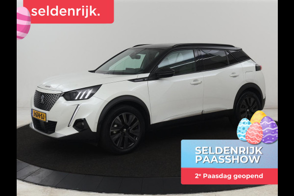 Peugeot e-2008 EV GT 50 kWh | SOH 91% | 3 Fase | Stoelverwarming | Leder/Alcantara | Adaptive cruise | Keyless | Navigatie | Carplay | Full LED