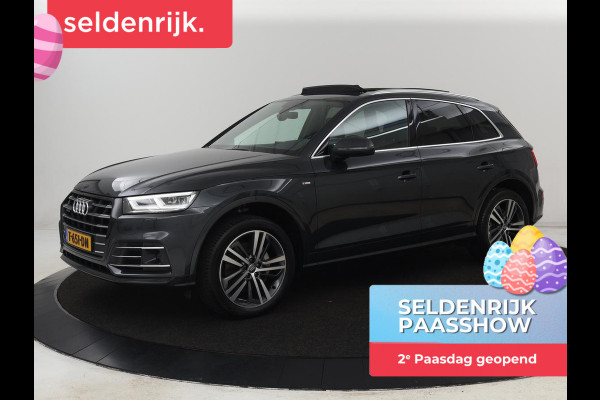 Audi Q5 55 TFSIe quattro S edition | Panoramadak | Carplay | Stoelverwarming | Trekhaak | Adaptive cruise | 20'' | Leder/Alcantara | Camera | Navigatie | DAB | Virtual Cockpit | Full LED | S Line | PHEV | Plug In