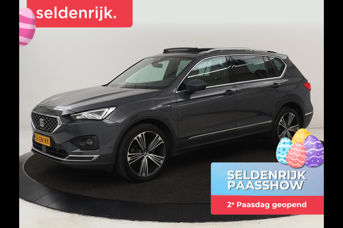 Seat Tarraco 1.4 TSI e-Hybrid PHEV Xcellence | Panoramadak | 360 Camera | Stoelverwarming | Carplay | Alcantara | Adaptive cruise | Achterbankverwarming | Navigatie | Park Assist | Plug In