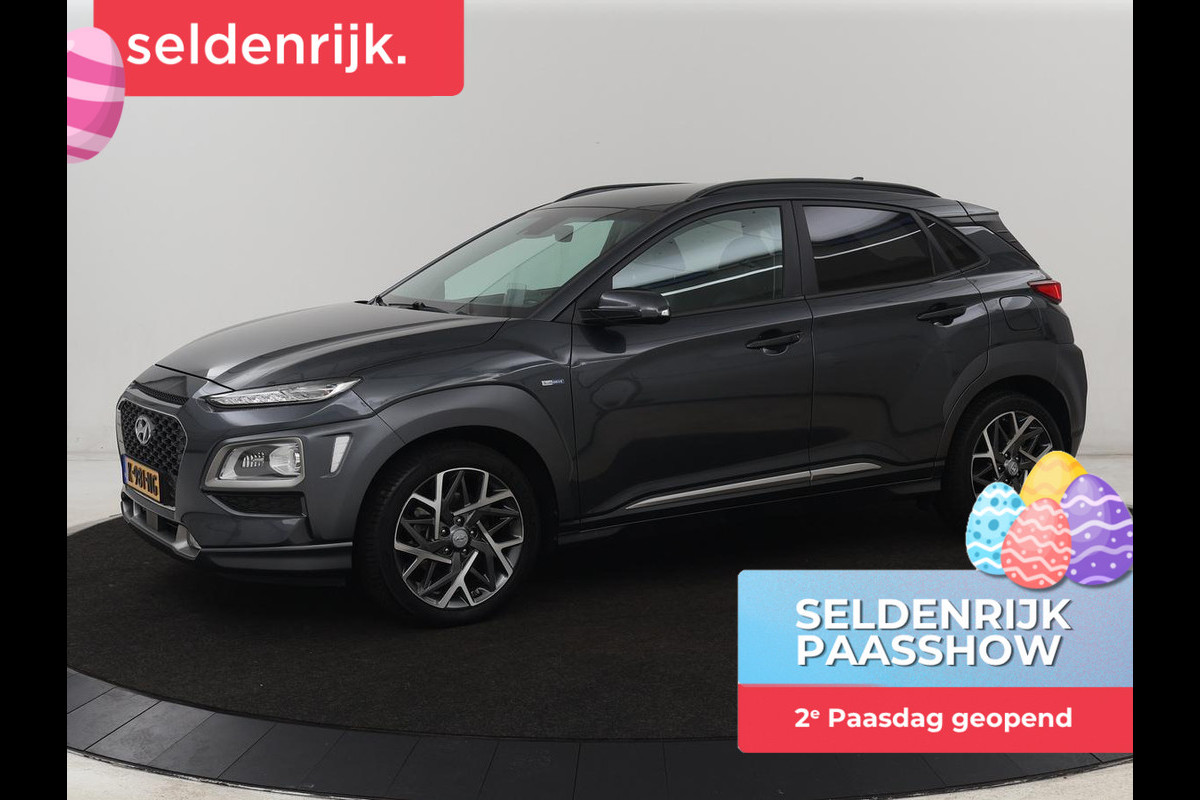 Hyundai Kona 1.6 GDI HEV Premium | Leder | Stoelventilatie | Adaptive cruise | Head-Up | Carplay | Camera | Achterbankverwarming | Navigatie | Keyless | Climate control