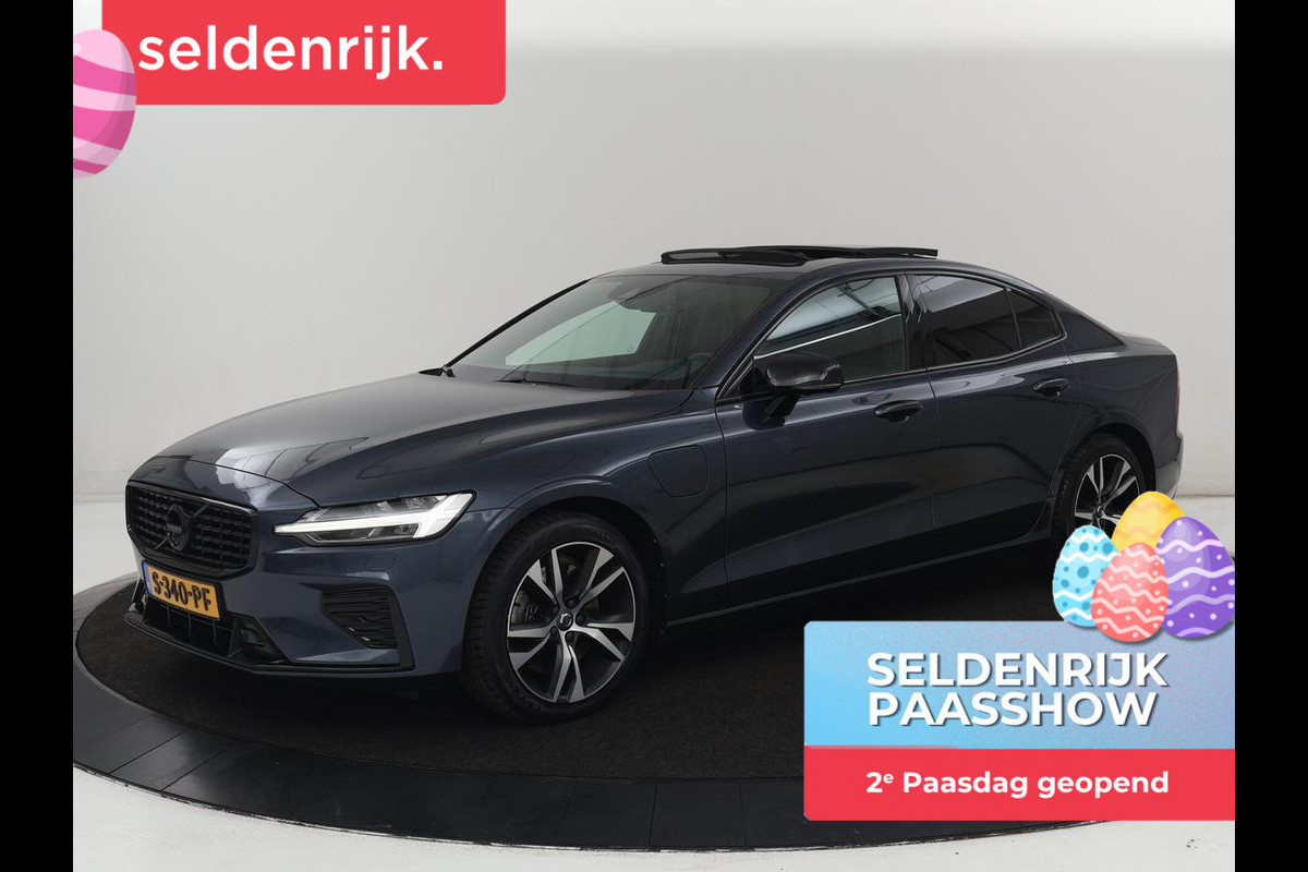 Volvo S60 2.0 Recharge T8 AWD R-Design | Panoramadak | Stoelventilatie | Head-Up | Leder | 360 Camera | Massage | Adaptive cruise | Trekhaak | Achterbankverwarming | Carplay | Harman/Kardon | PHEV | Plug In