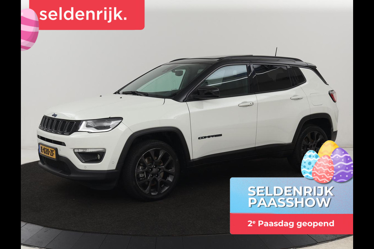 Jeep Compass 4xe 240 Plug-in Hybrid Electric S | Panoramadak | Leder | Stoelverwarming | Carplay | Camera | Navigatie | Keyless