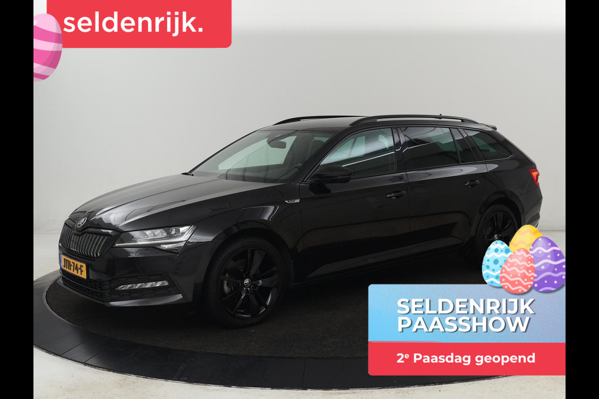 Škoda Superb 1.4 TSI iV Sportline | Stoelverwarming | Alcantara | Adaptive cruise | Camera | Carplay | Matrix LED | Stuurverwarming | Virtual Cockpit | Navigatie | Parkeerhulp | Sportstoelen | Sfeerverlichting | PHEV | Plug In