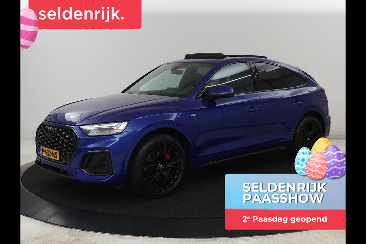 Audi Q5 Sportback 55 TFSIe S edition | Panoramadak | Bang & Olufsen | Stoelverwarming | Adaptive cruise | Luchtvering | Matrix LED | 21'' | Carplay | Half leder | Navigatie | Camera | S Line | PHEV | Plug In
