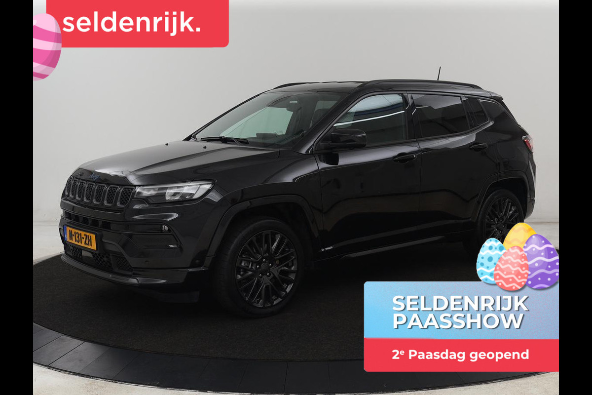 Jeep Compass 4xe 240 Plug-in Hybrid Electric S | Stoel & stuurverwarming | Trekhaak | Adaptive cruise | 360 Camera | Leder | Full LED | Carplay | 19'' | Keyless | Navigatie | PHEV
