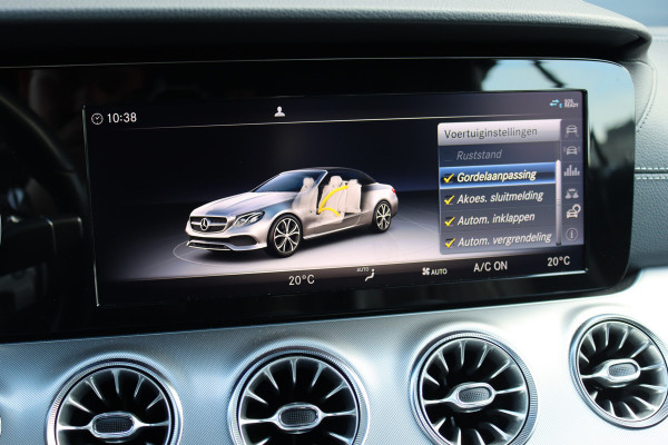 Mercedes-Benz E-Klasse Cabrio 200 AMG Line | Airscarf | Distronic Pro | Camera | Nappa Leder | Sfeerverlichting | High Perf. LED | Apple Carplay / Android Auto |