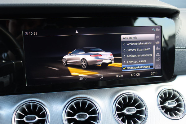 Mercedes-Benz E-Klasse Cabrio 200 AMG Line | Airscarf | Distronic Pro | Camera | Nappa Leder | Sfeerverlichting | High Perf. LED | Apple Carplay / Android Auto |