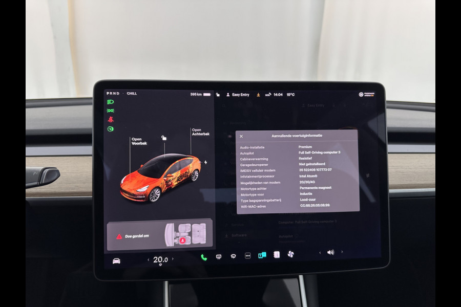 Tesla Model 3 Long Range AWD 75 kWh [ 3-Fase ] (INCL-BTW) Aut. *PANO | AUTOPILOT | LEATHER | KEYLESS | FULL-LED | MEMORY-PACK | TOPVIEW | DAB | CARPLAY | DIGI-COCKPIT | LANE-ASSIST | COMFORTSEATS | 19"ALU*