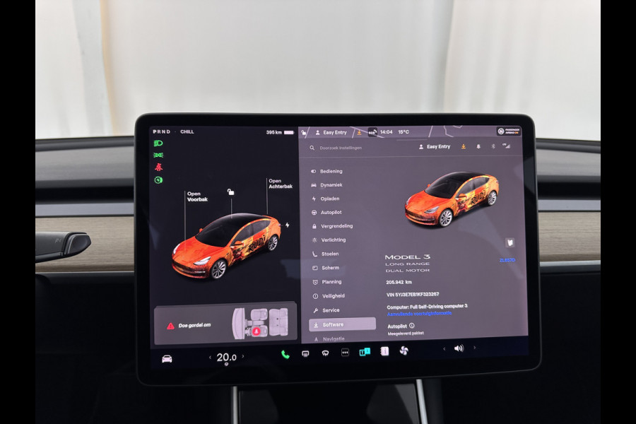 Tesla Model 3 Long Range AWD 75 kWh [ 3-Fase ] (INCL-BTW) Aut. *PANO | AUTOPILOT | LEATHER | KEYLESS | FULL-LED | MEMORY-PACK | TOPVIEW | DAB | CARPLAY | DIGI-COCKPIT | LANE-ASSIST | COMFORTSEATS | 19"ALU*