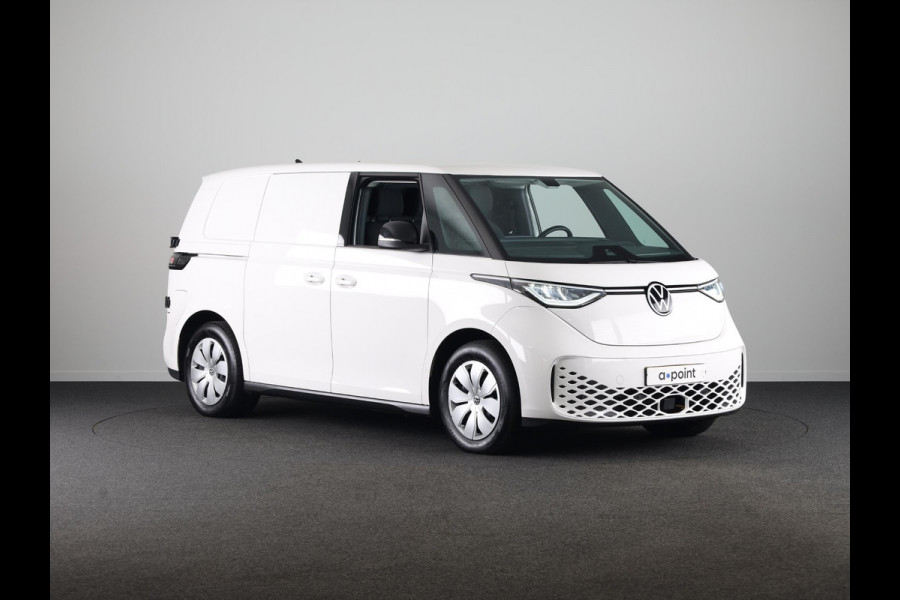 Volkswagen ID. Buzz Cargo 77 kWh 204 pk | Navigatie via App | SOH 97% | Trekhaak (wegklapbaar) | Partkeersensoren | Achteruitrijcamera | Stoelverwarming |