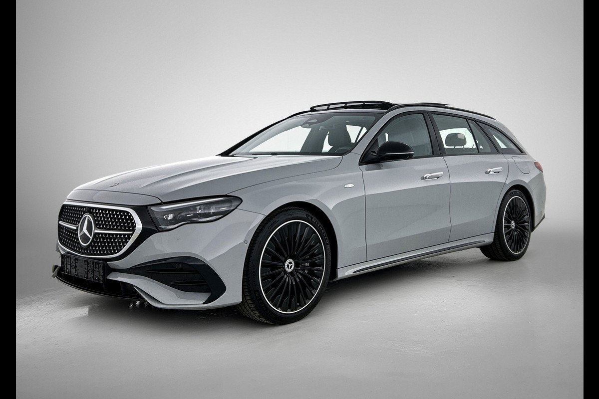 Mercedes-Benz E-Klasse Estate 300 e AMG Plug-In Hybride | AMG Line | Night Pakket | Trekhaak | MBUX Superscreen | Panoramadak | 20 Inch AMG velgen | Inclusief 24 maanden MB Certified garantie voor Europa.