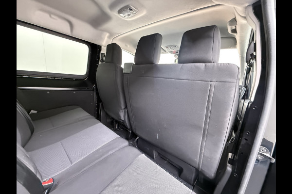 Opel Vivaro 2.0CDTi 145PK L3 DC Dubbele Cabine 6-Pers. Facelift! Navi PDC Camera Virtual-Cockpit Dual-ECC BordHerkenning Keyless Cruise-Cont 17" LM Mistlampen Schuifdeur Rechts  Priv.Glas ESP Elektr.Ramen Visio System Pack Ergonomie Comfort-pack Draadloze lader Spoorassistent ldws EURO6.4  2500kg trekvermogen