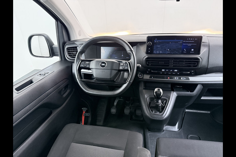 Opel Vivaro 2.0CDTi 145PK L3 DC Dubbele Cabine 6-Pers. Facelift! Navi PDC Camera Virtual-Cockpit Dual-ECC BordHerkenning Keyless Cruise-Cont 17" LM Mistlampen Schuifdeur Rechts  Priv.Glas ESP Elektr.Ramen Visio System Pack Ergonomie Comfort-pack Draadloze lader Spoorassistent ldws EURO6.4  2500kg trekvermogen
