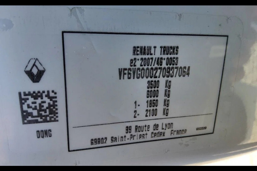 Renault Master 165.35 - V-51-PGN - OPBOUW + LAADKLEP 750 KG. - EURO 6