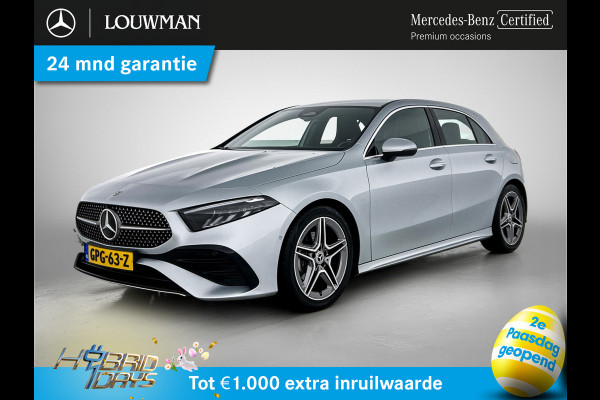 Mercedes-Benz A-Klasse 180 AMG Star Edition AMG Line | Ledkoplampen | Apple CarPlay | Licht- en zicht pakket | Keyless-Go | Spiegel Pakket | Stoelverwarming. Inclusief 24 maanden MB Certified garantie voor Europa.
