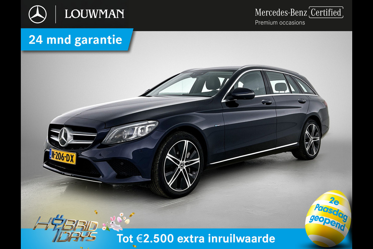 Mercedes-Benz C-Klasse Estate 300 e Business Solution Luxury ht metalen velgen | Navigatie| Elect bed voorstoelen met memory | Parking support | MB-paasweekend