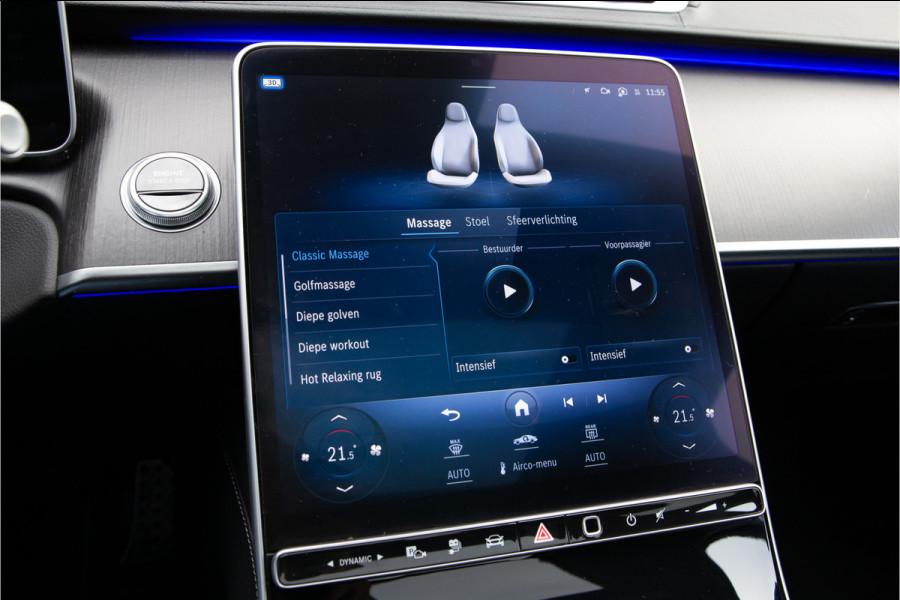 Mercedes-Benz S-Klasse 580 e 4MATIC Lang AMG Premium, Designo Matzwart, Massage, Achterasbesturing, Airmatic