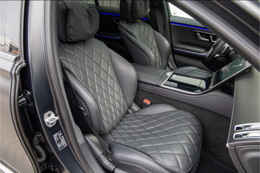 Mercedes-Benz S-Klasse 580 e 4MATIC Lang AMG Premium, Designo Matzwart, Massage, Achterasbesturing, Airmatic