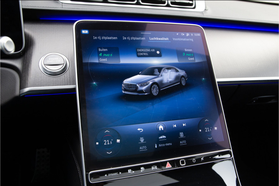 Mercedes-Benz S-Klasse 580 e 4MATIC Lang AMG Premium, Designo Matzwart, Massage, Achterasbesturing, Airmatic