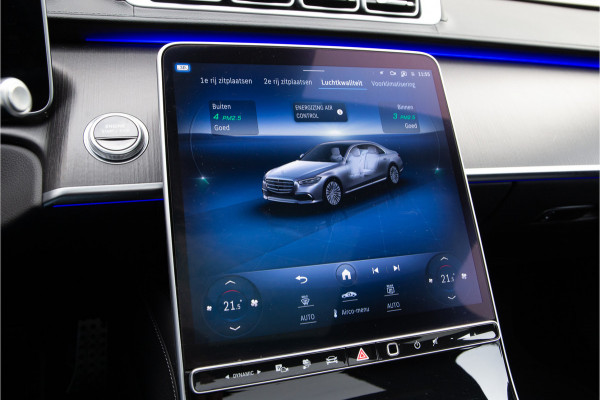 Mercedes-Benz S-Klasse 580 e 4MATIC Lang AMG Premium, Designo Matzwart, Massage, Achterasbesturing, Airmatic