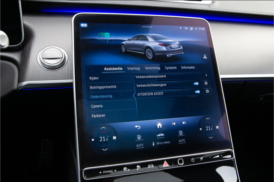 Mercedes-Benz S-Klasse 580 e 4MATIC Lang AMG Premium, Designo Matzwart, Massage, Achterasbesturing, Airmatic