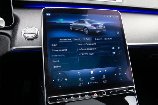 Mercedes-Benz S-Klasse 580 e 4MATIC Lang AMG Premium, Designo Matzwart, Massage, Achterasbesturing, Airmatic