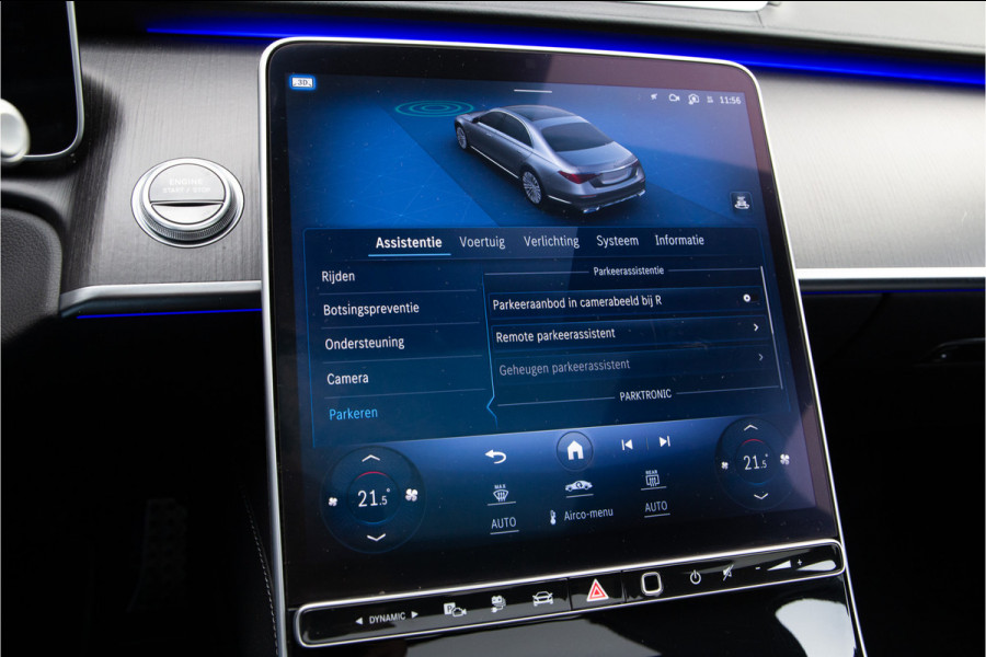 Mercedes-Benz S-Klasse 580 e 4MATIC Lang AMG Premium, Designo Matzwart, Massage, Achterasbesturing, Airmatic