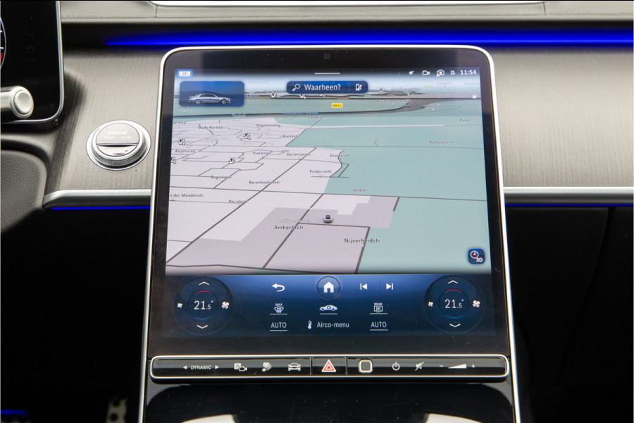 Mercedes-Benz S-Klasse 580 e 4MATIC Lang AMG Premium, Designo Matzwart, Massage, Achterasbesturing, Airmatic