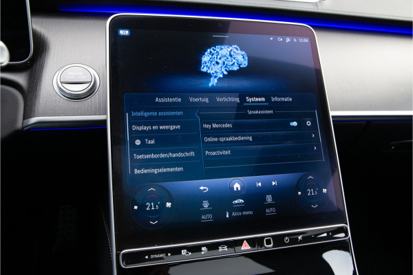 Mercedes-Benz S-Klasse 580 e 4MATIC Lang AMG Premium, Designo Matzwart, Massage, Achterasbesturing, Airmatic