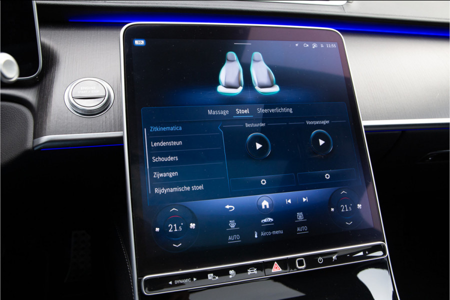 Mercedes-Benz S-Klasse 580 e 4MATIC Lang AMG Premium, Designo Matzwart, Massage, Achterasbesturing, Airmatic