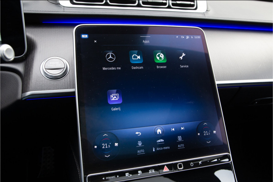 Mercedes-Benz S-Klasse 580 e 4MATIC Lang AMG Premium, Designo Matzwart, Massage, Achterasbesturing, Airmatic